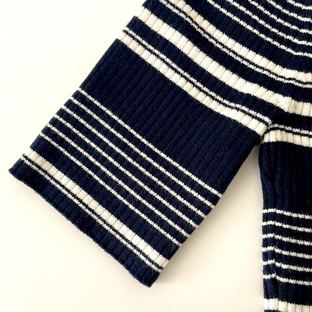 Frame Striped Rib-Knit Tee XS - Picture 7 of 7